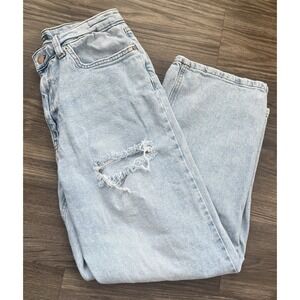 mid rise 90s Relaxed Straight Faded Dad jeans Vintage Y2K Retro Normcore 8